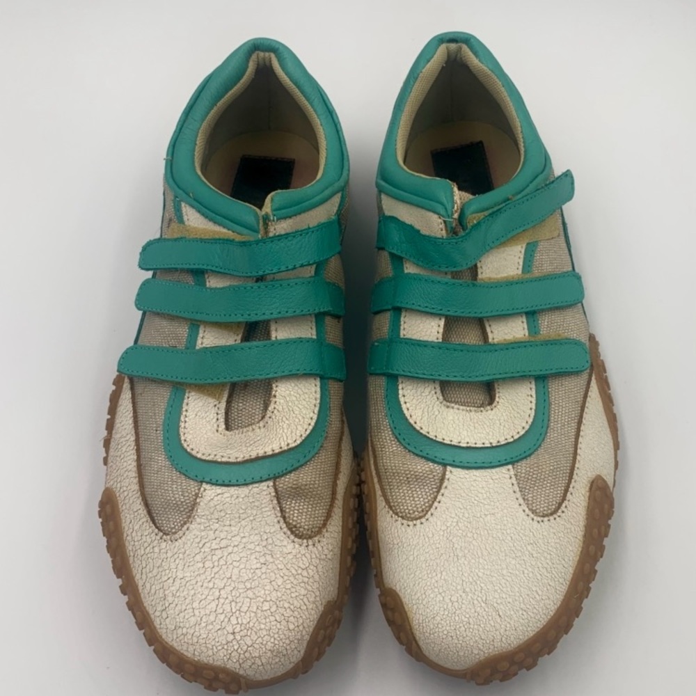 Anthropology Klub Nico athletic shoes. Adult. Turquoise and Cream.